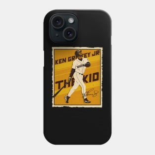 Ken Griffey Jr The Kid Basketball Legend Signature Vintage Retro 80s 90s Bootleg Rap Style Phone Case