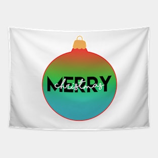 merry Christmas ornament Tapestry