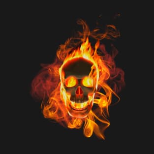 Flaming Skull T-Shirt