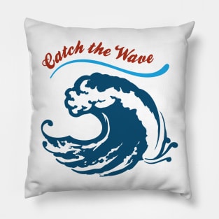 Catch the Wave emblem Pillow