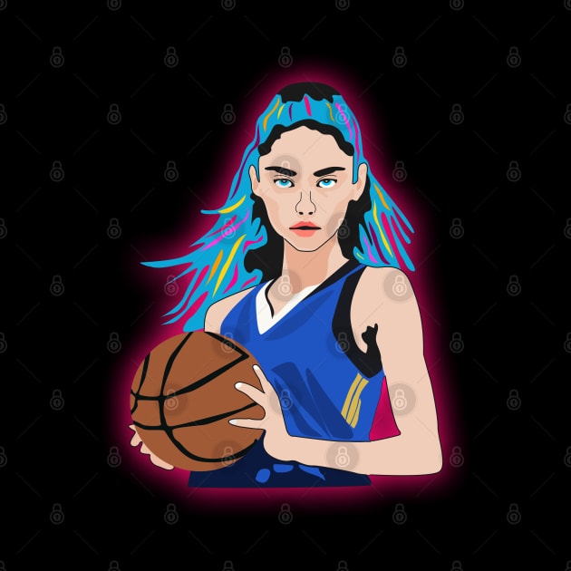 Women's Basketball by Womens Art Store