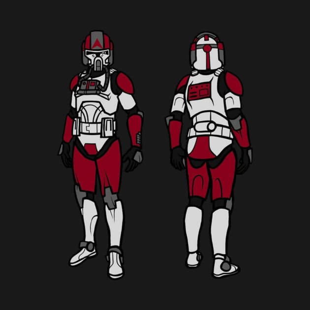 The Red Troopers by GusonBerna