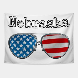 AMERICA PILOT GLASSES NEBRASKA Tapestry