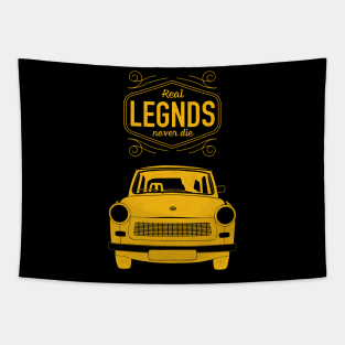 Real Legends Don't Die Trabant Auto DDR Germany Tapestry