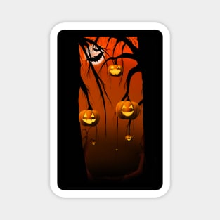 Spooky trees Magnet