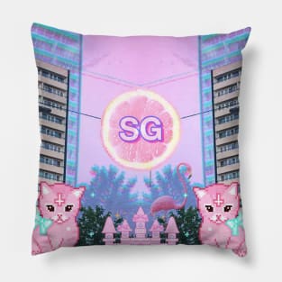 Kitty Pink Pillow