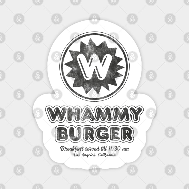 Whammy Burger Vintage 90's Magnet by mech4zone