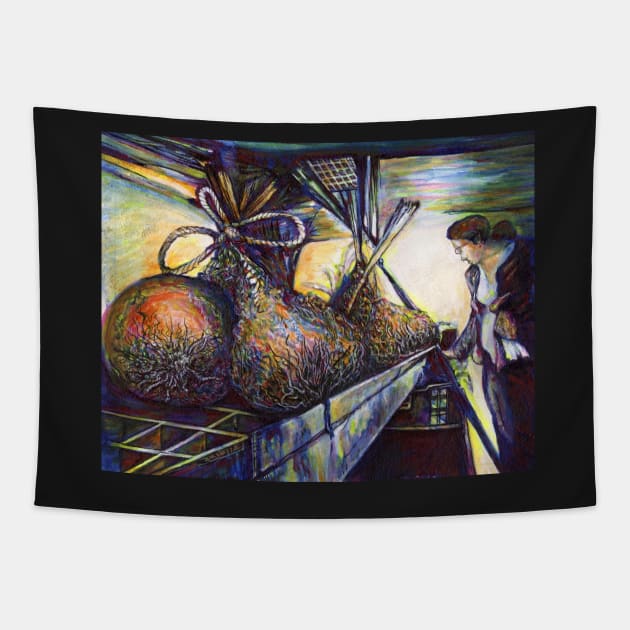 Life’s Hurling Destiny Tapestry by gayeelise