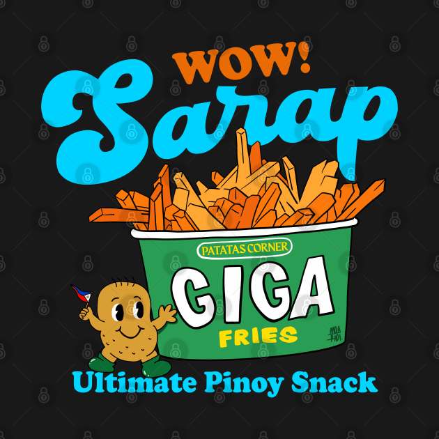 POTATO CORNER FILIPINO STICKER by Aydapadi Studio