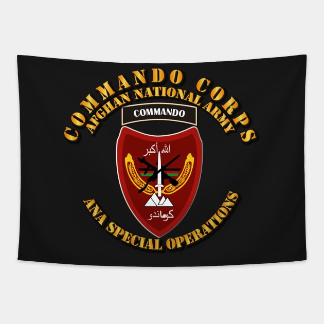 SOF - Afghan National Army Commando Corps Tapestry by twix123844