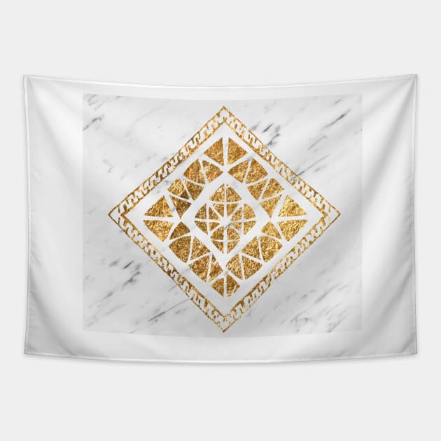 White marble tapestry shop