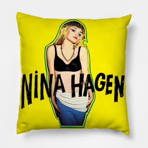 Nina Hagen Pillow by Pop Fan Shop