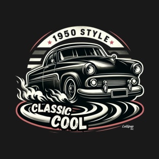 Classic Car 50s Style - American Muscle Car - Hot Rod and Rat Rod Rockabilly Retro Collection T-Shirt