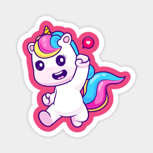 Unicorn raised her hand and determined Magnet