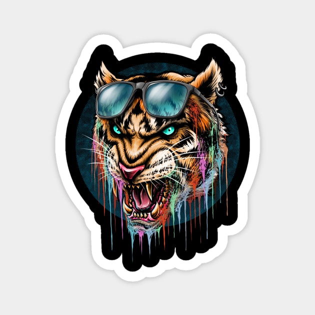 Tiger king Magnet by LillyRise