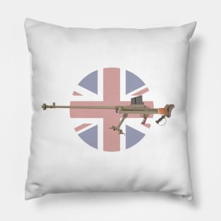 British WW2 Boys Anti-Tank Rifle Pillow