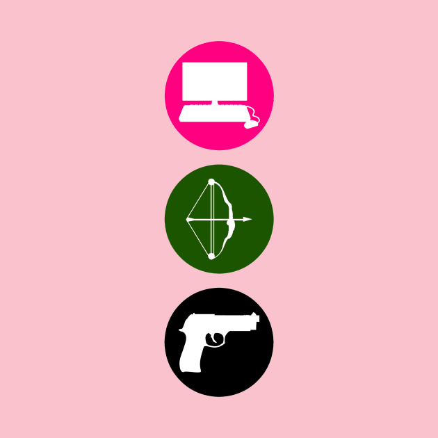 Team Arrow - Colorful Symbols - Weapons by FangirlFuel