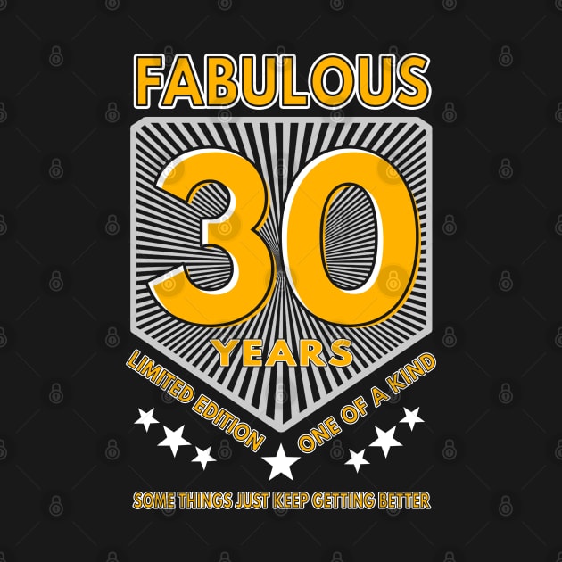 30 and fabulous birthday by Moonsmile Products