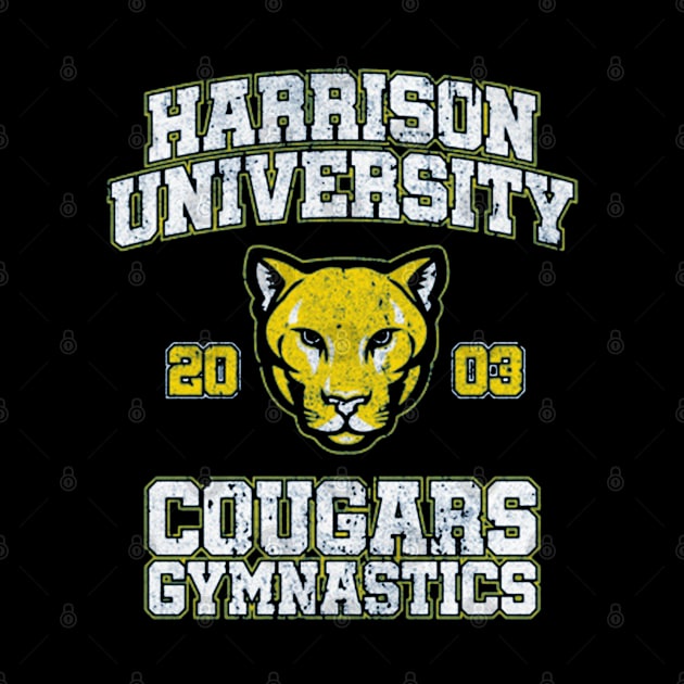 Harrison University Cougars Gymnastics (Variant) Old School by seren.sancler