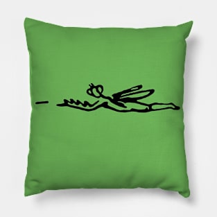 Layout Mantis (black) Pillow