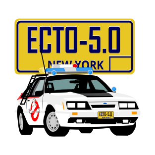 Ghostbusters Ecto-5.0 Mustang Foxbody T-Shirt