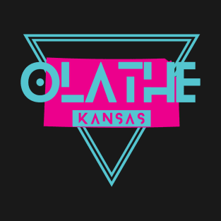 Olathe Kansas Retro Vintage Triangle KS T-Shirt