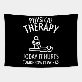 physiotherapist physical therapy gift saying funny Tapestry