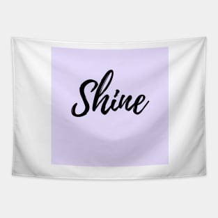 Shine - Purple Background Tapestry