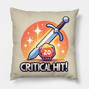 Critical Hit! Pillow