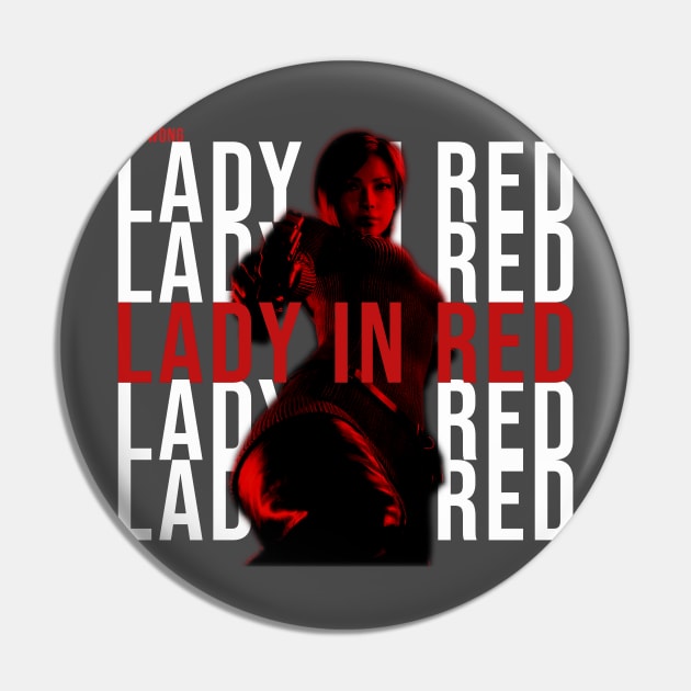 Ada - The Lady in Red Pin by CyndraSuzuki