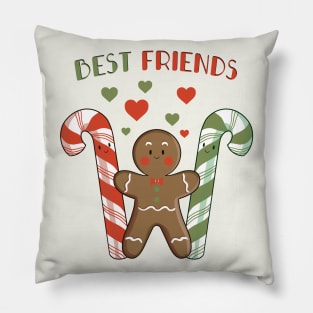 Christmas best friends Pillow