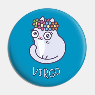 Funny Virgo Cat Horoscope Tshirt - Astrology and Zodiac Gift Ideas! Pin