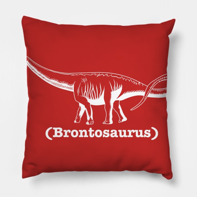 Brontosaurus Pillow by nickbeta