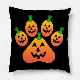 Halloween Paw-O-Lantern Pillow