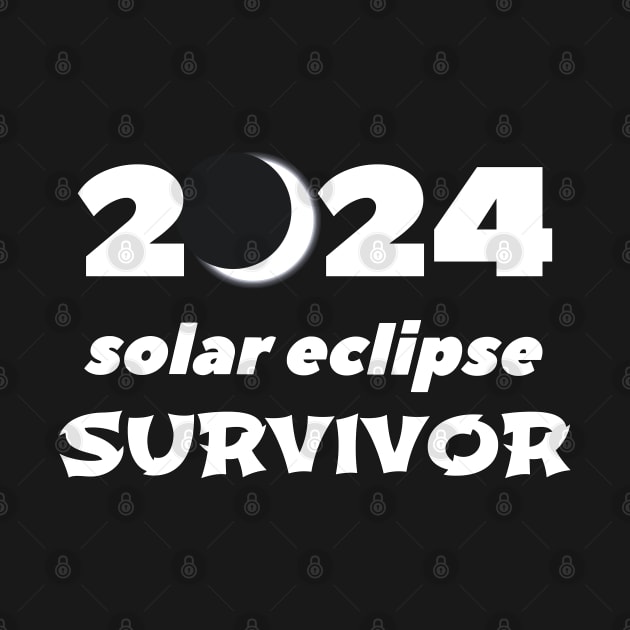 2024 Solar Eclipse Survivor by SPACE ART & NATURE SHIRTS 