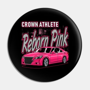 Crown Athlete Reborn Pink Pin