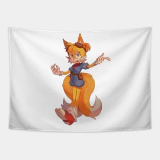 Tails the fox Genderbend Tapestry