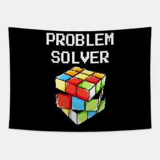 Problem Solver Puzzle Cube Math Nerd Tapestry