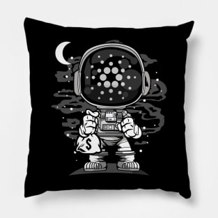 Astronaut Cardano Crypto ADA Coin To The Moon Token Cryptocurrency Wallet Cardano HODL Birthday Gift For Men Women Kids Pillow