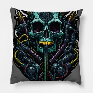 Cyborg Heads S03 D51 Pillow