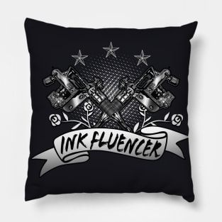 Ink-fluencer Tattoo Artist Pillow