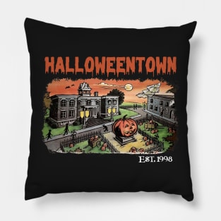 Halloweentown Est 1998 Sweatshirt, Halloweentown University, Retro Halloweentown Sweatshirt, Fall Sweatshirt, Vintage Halloween Sweatshirt Pillow