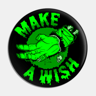 Make a Wish (green) Pin