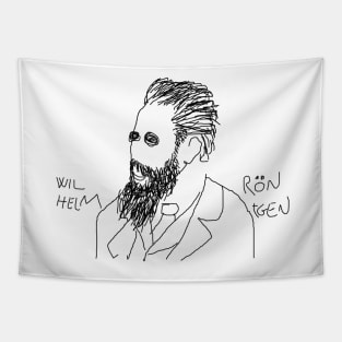 Wilhelm Röntgen by BN18 Tapestry