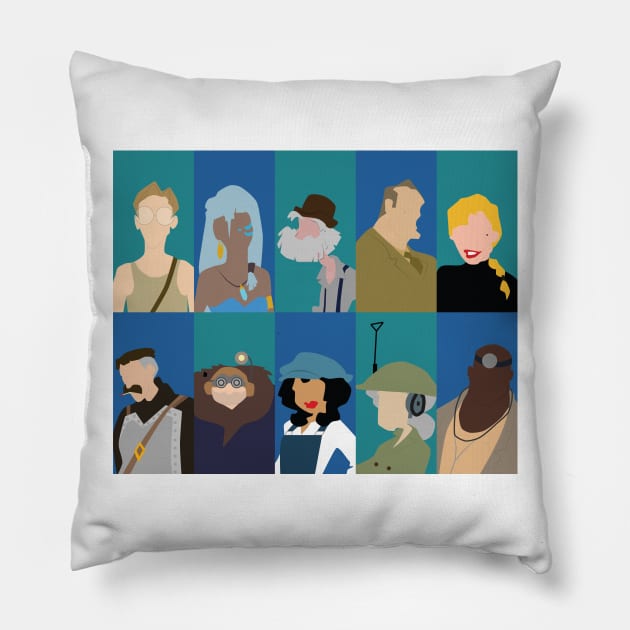 Atlantis: The Lost Empire Pillow by ehaverstick