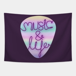 80's Iridescent Retro Pastel Colors Tapestry