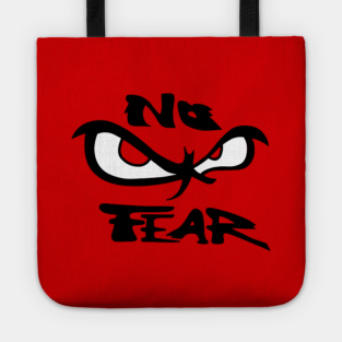 No Fear Eyes Tote Bags Teepublic Uk