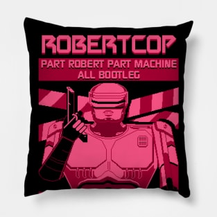 RobertCop Bootleg Crime Fighter Pillow