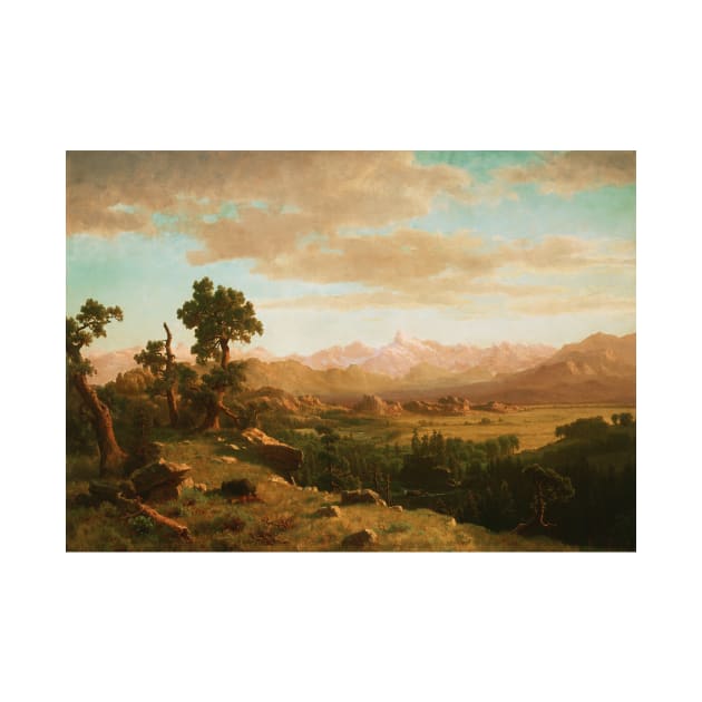 Wind River Country by Albert Bierstadt by Classic Art Stall