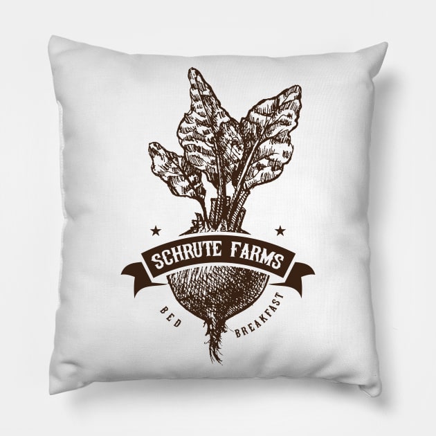 Schrute Farms Pillow by Dotty42